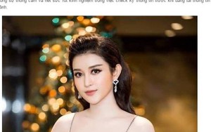 Trang tin cáo lỗi vì đăng tin sai sự thật về Á hậu Huyền My